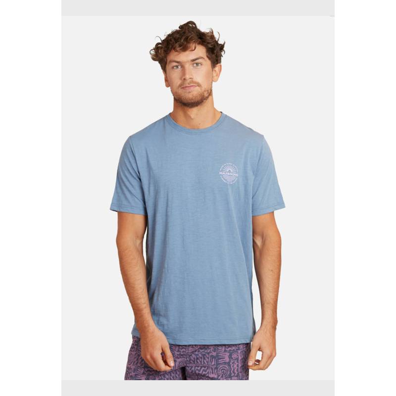 MAUI AND SONS Polera Summer In The Waves Hombre Azul Maui And Sons