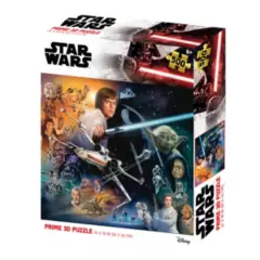 STAR WARS - Puzzle 3d De 500 Piezas - Star Wars Clásico