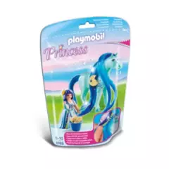 PLAYMOBIL - Playmobil Princesa Con Caballo - Azul