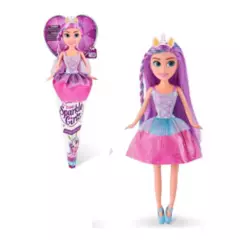 SPARKLE GIRLZ - Muñeca Princesa Unicornio De 27 Cms En Cono Sparkle Girls De