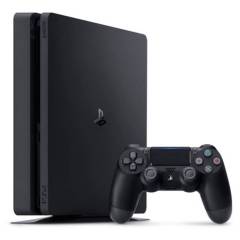SONY - Consola Sony PlayStation 4 Slim 1TB - Negro + Control DualShock 4