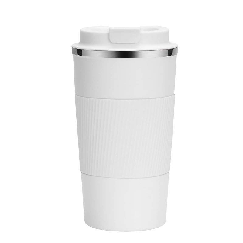 GENERICO Blanco Vaso Termico Portátil de doble capa de acero