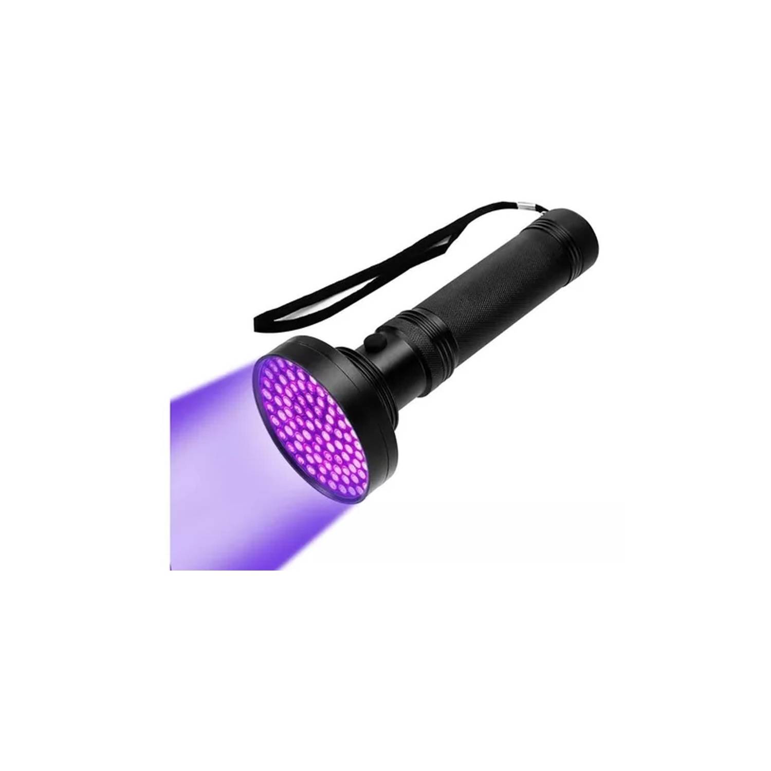 Linterna Ultravioleta 100 Led Uv Usa Pilas Múltiples Usos