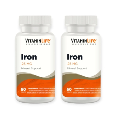 VitaminLife Hierro 60 Tabletas