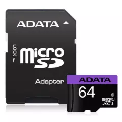 ADATA - Tarjeta Memoria Micro SD XC 64GB Adata