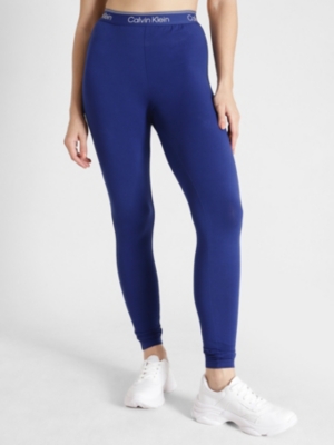 Calvin Klein Leggings De Cintura Alta Azul Calvin Klein Falabella Com