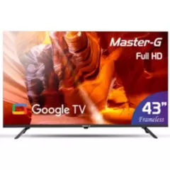 MASTER G - Smart TV Led 43 Google TV Full HD Bluetooth MGG43FFK Master-G
