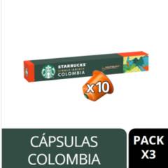 STARBUCKS - Café STARBUCKS® by NESPRESSO® Colombia 57g Pack x3