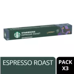 STARBUCKS - Café STARBUCKS® by NESPRESSO® Espresso Roast 57g Pack x3