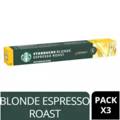 STARBUCKS - Café STARBUCKS® by NESPRESSO® Blonde Espresso Roast Pack x3