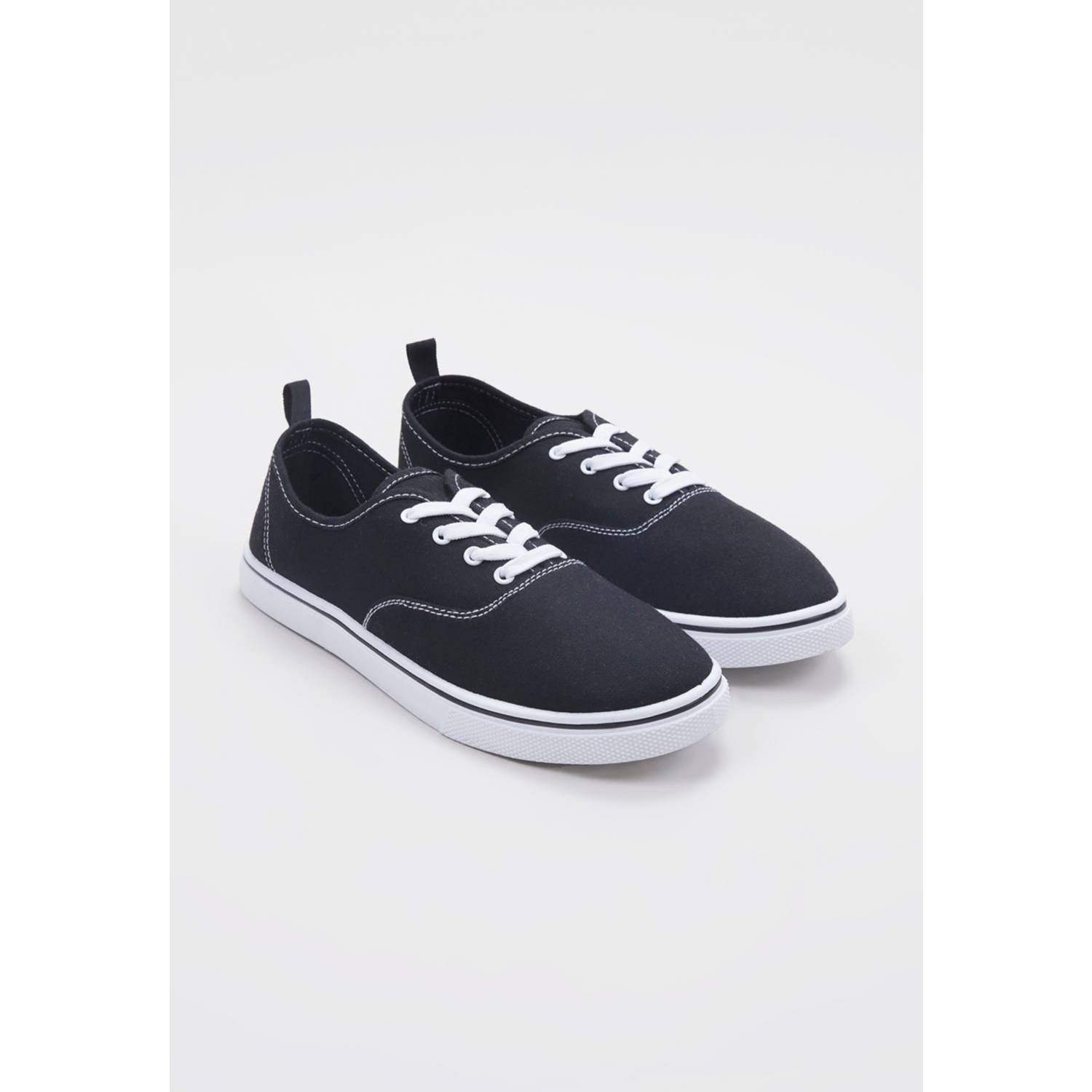 Cercocita Zapatillas Casual de Mujer con Corona en Negro