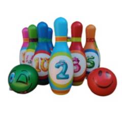 ARTIDIX - Set 10 Piezas Bowling Infantil De Espuma Smallbox