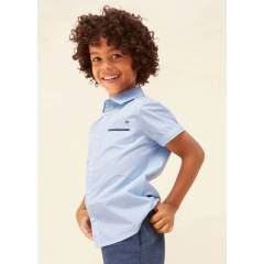 MAYORAL - Camisa de manga corta con algodón sostenible para niño