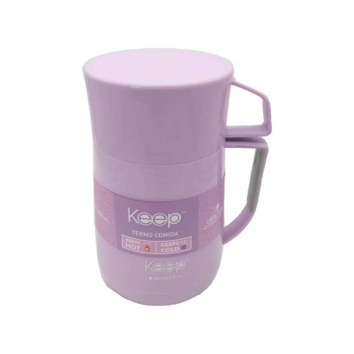 Termo De Comida Keep Acero Inoxidable 600 Ml Colores