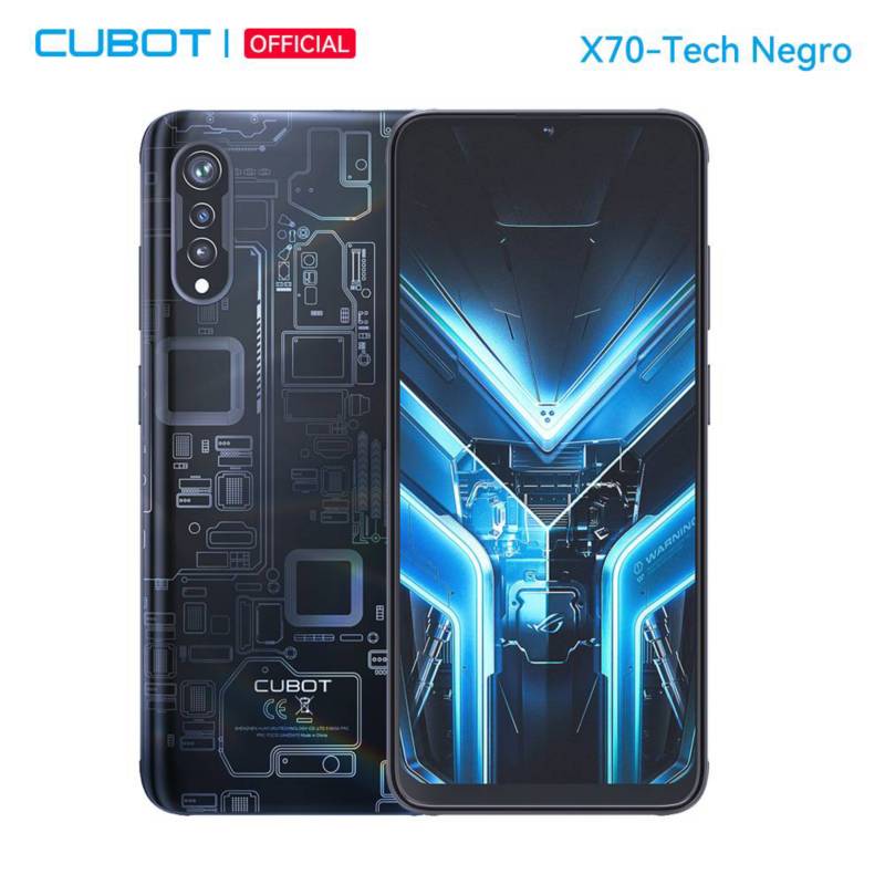 Celular Cubot X70 12GB 256GB Tarjeta SIM Dual Android 13-Tech Negro CUBOT