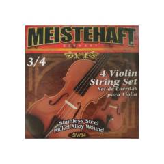 MEISTEHAFT - Set de cuerdas para violin 3/4 Meistehaft SV/34