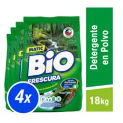 BIOFRESCURA - Pack Detergente Polvo Biofrescura 4X 4,5Kg
