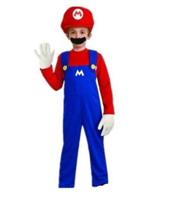 TODODISFRACESCHILE Disfraz Mario Bros con Guantes Talla 8