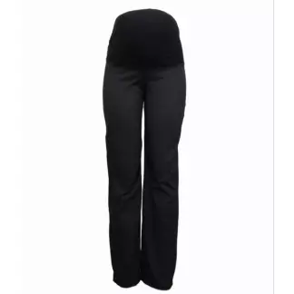 GENERICO - Pantalon Maternal DMom corte recto color negro