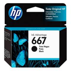 HP - Pack 2 Tintas Impresora Hp 667 Color Y Negra Originales
