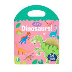GENERICO - Libro Dinosaurios con Sticker Reutilizables