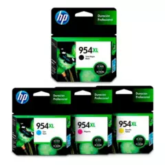 HP - Pack 4 Tintas Originales Hp 954xl Officejet 7740 Y 7720