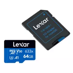 LEXAR - Tarjeta Memoria Micro Sd Lexar 64gb 4k Uhs-1 U3