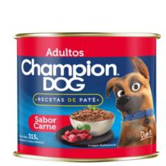 CHAMPION DOG - Champion Dog Recetas en pate Carne 315gr x24 UND