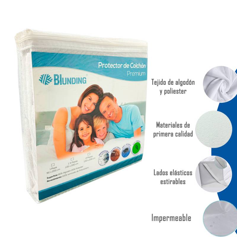 TOPMEDIC Colchón Antiescaras Viscoelástico Con Memoria Funda Impermeable