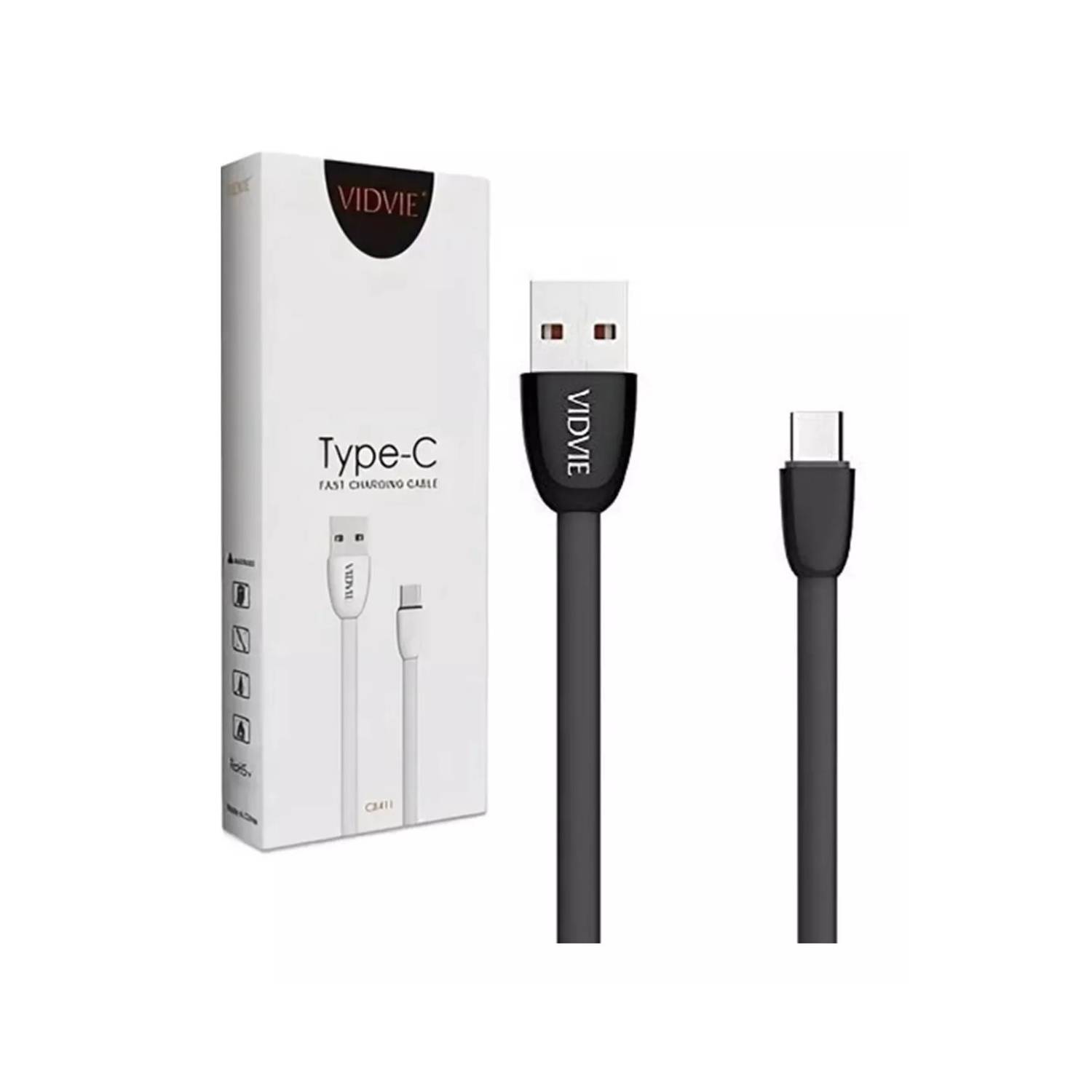 Cable USB - Type C Carga Ultra Rápida 1m Negro