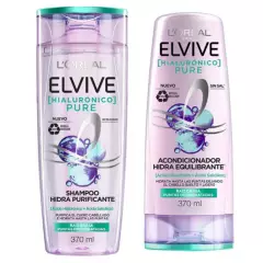 ELVIVE - Pack Elvive Pure Hialuronico Shampoo + Acondicionador
