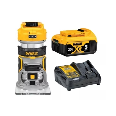 DEWALT Fresadora Dewalt Dcw600b batería De 5ah cargador Dcb115