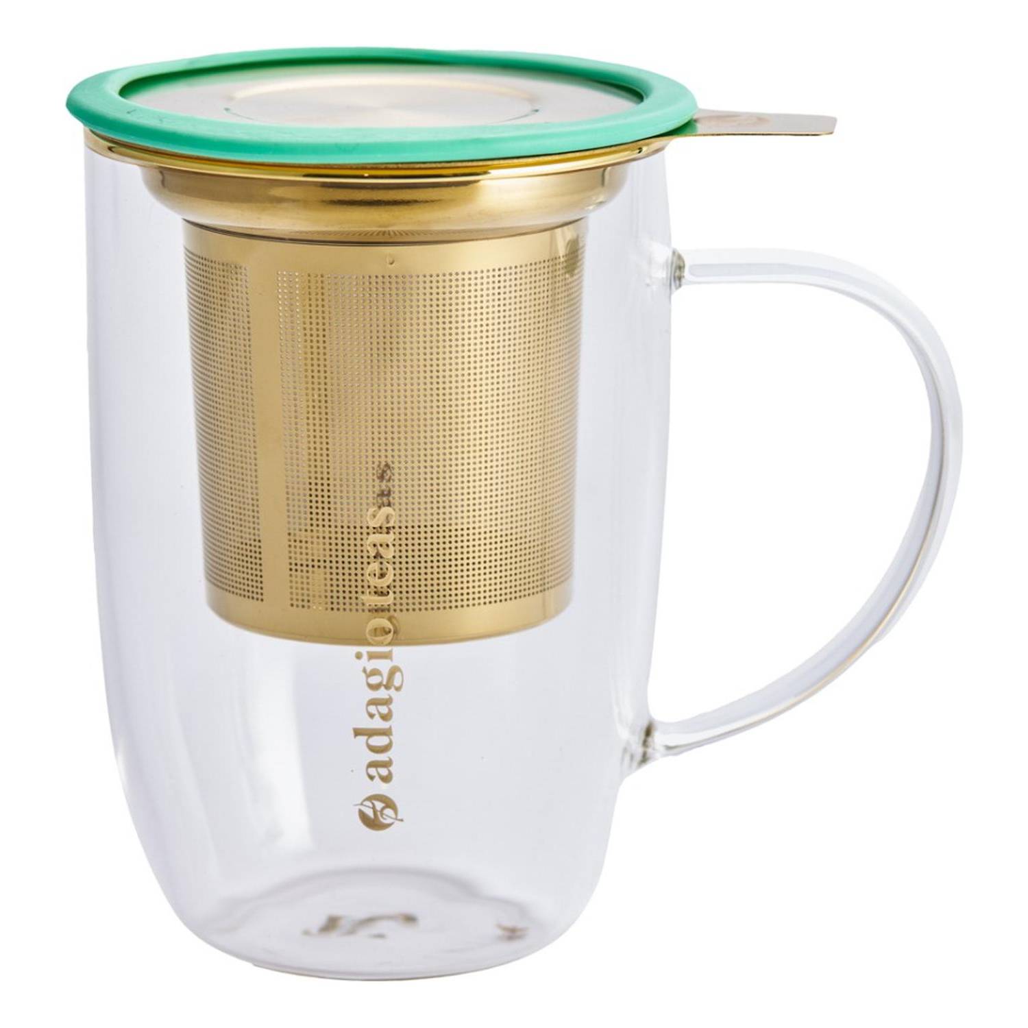 Glass Mug and Infuser from Adagio Teas