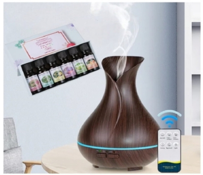 Humidificador 600ML + 6 Esencias Difusor Aromaterapia Aire