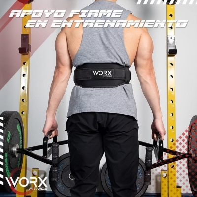 Cinturon Gym Worx Levantamiento Pesas Gimnasio Crossfit