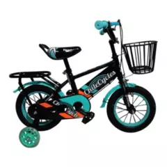 CHILEINFLABLE - Bicicleta Infantil Celeste Aro 12