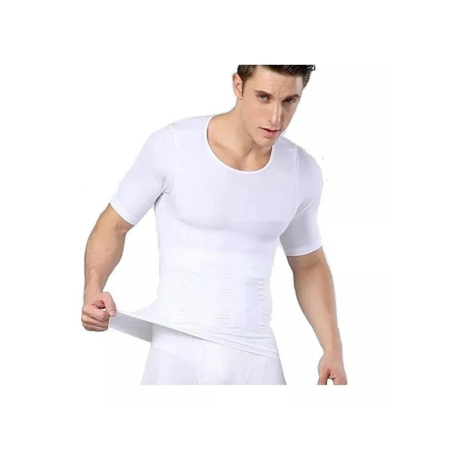 LIKE SHOP Polera Compresión Hombre Faja Camiseta Reductora Hombre