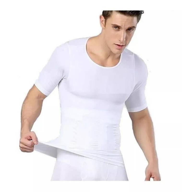 LIKE SHOP Polera Compresión Hombre Faja Camiseta Reductora Hombre