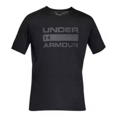 UNDER ARMOUR - Polera Hombre Team Issue Wordmark Negro UNDER ARMOUR