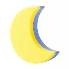 PANGUI TOYS - Luz Espantacuco con Sensor Forma de Luna Color Amarillo