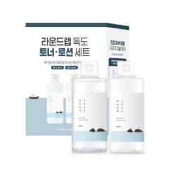 ROUND LAB - Set de Cuidado Facial Coreano Dokdo Lotion y Toner Calmante