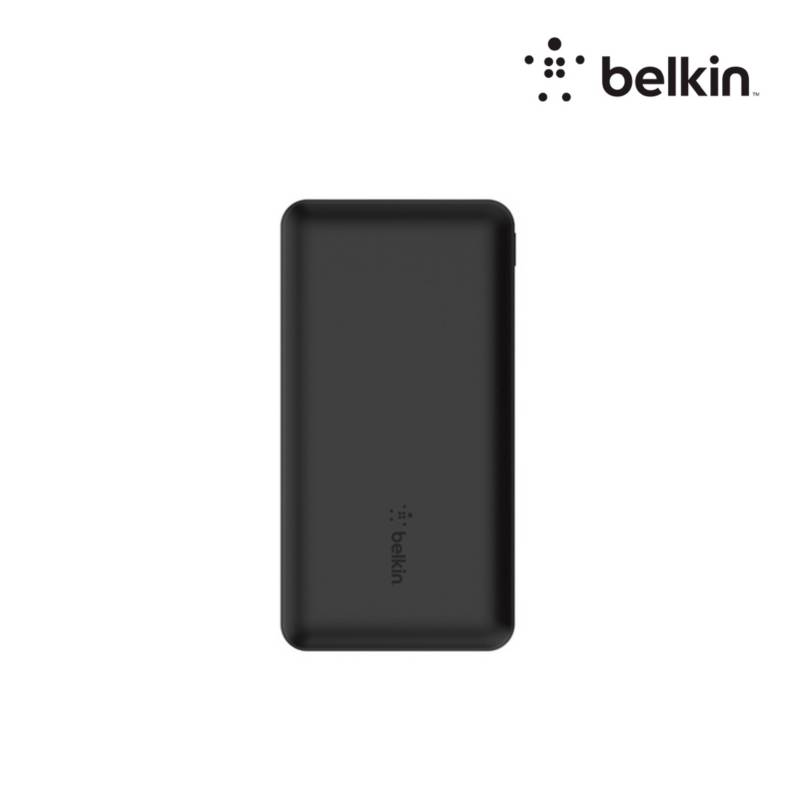 Batería Externa Belkin 20k USB-A 12w + USB-C 15w - Negro