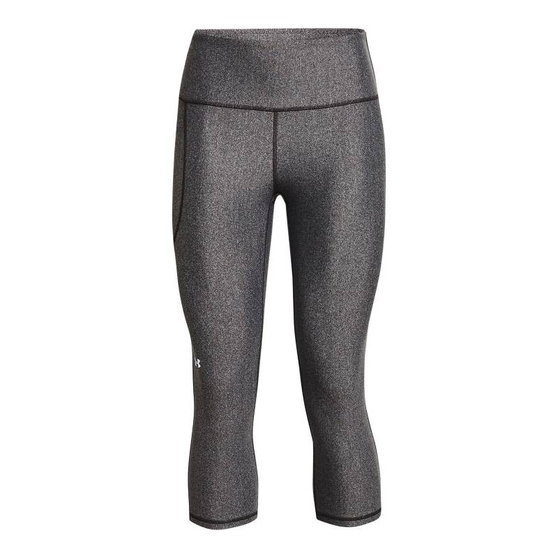 CALZA UNDER ARMOUR CAPRI NEGRO/GRIS MUJER