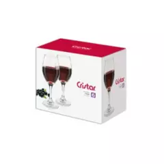 CRISTAR - Set de 6 Copas de Vino Rioja 615cc
