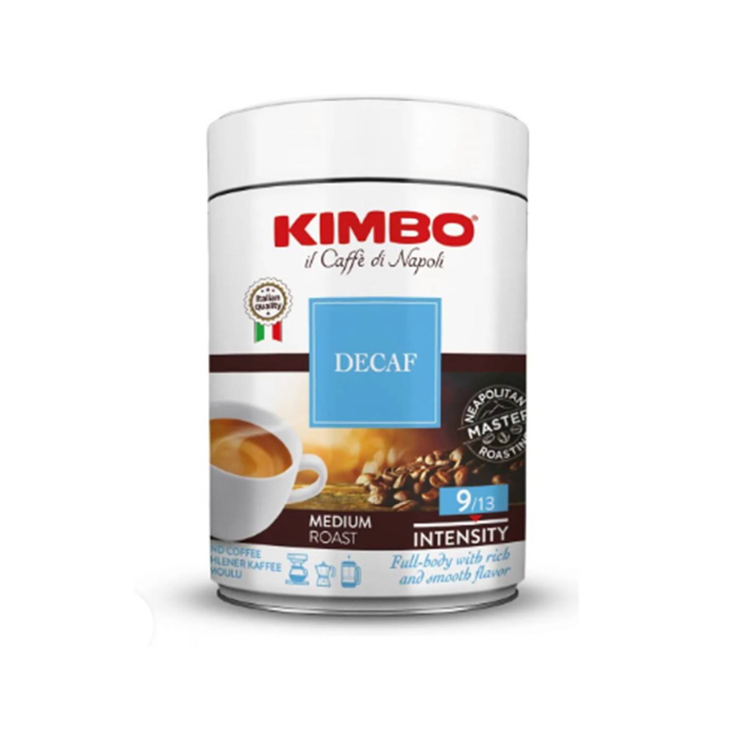 KIMBO Café Italiano Kimbo Descafeinado Molido Lata 250 Gr