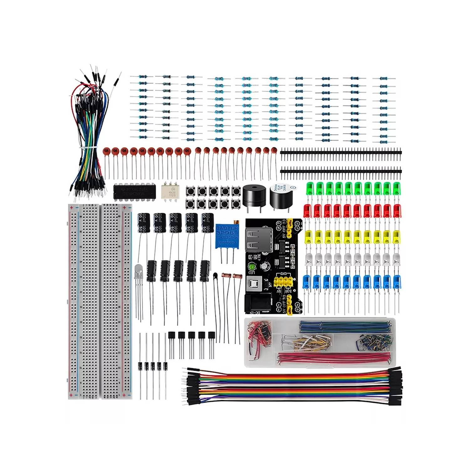 Kit de componentes electrónicos