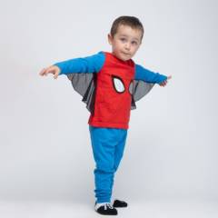 MARVEL - Pijama Disfraz Niño Spiderman Rojo Marvel