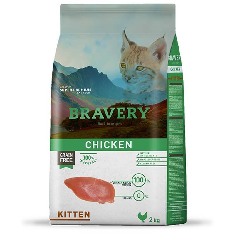 BRAVERY - Bravery Kitten Chicken 2 kg