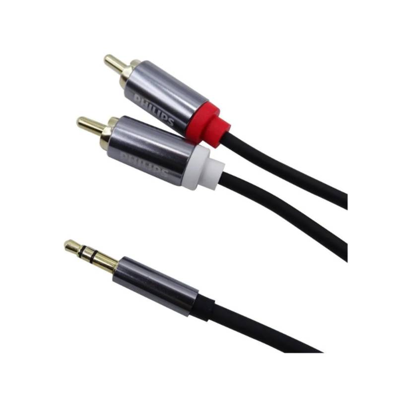PHILIPS - Cable Philips audio estereo plug 3,5   2RCA plug