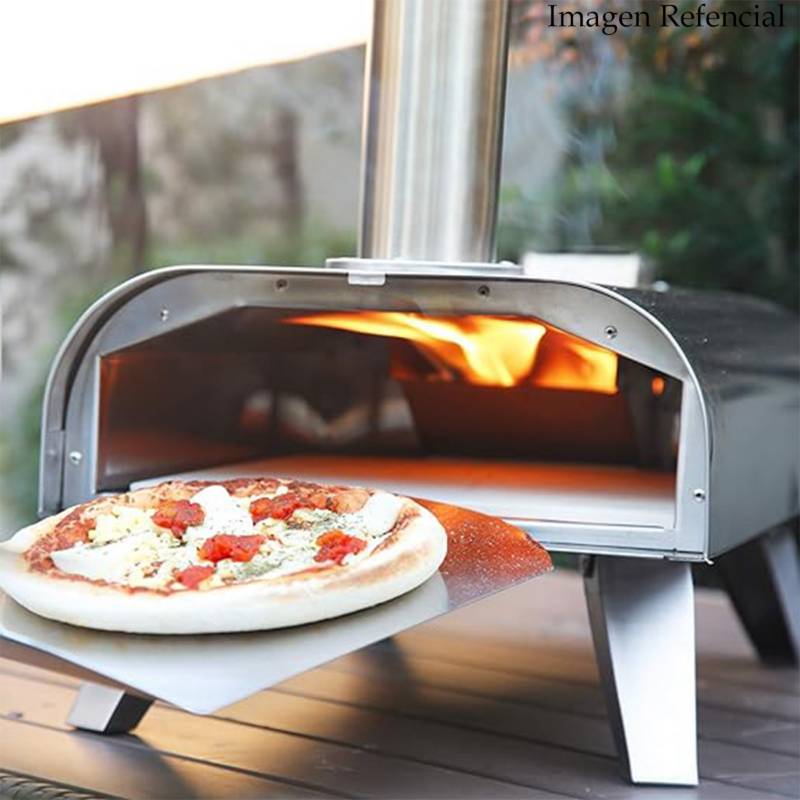 GENERICO Horno pizza a pellet acero inoxidable 54.5x36x71cm Bighouse